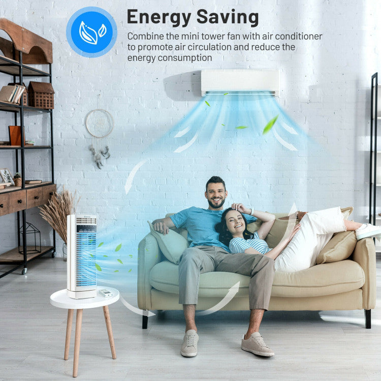 Ventilateur de Bureau Oscillant 14 Pouces - Silencieux et Économiseur d'Espace