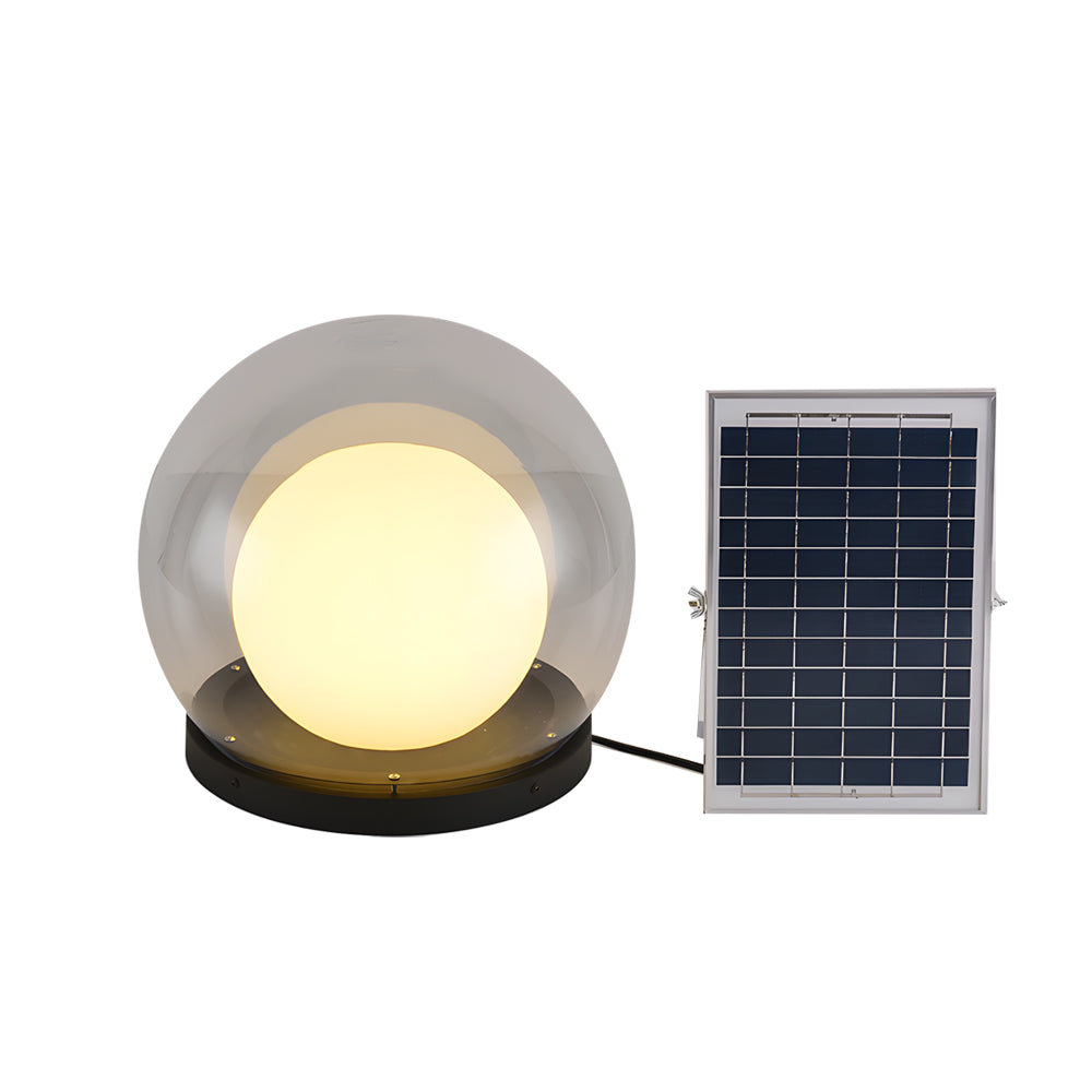Lampe Solaire Moderne pour Extérieur - Design Résistant aux Intempéries et Élégant