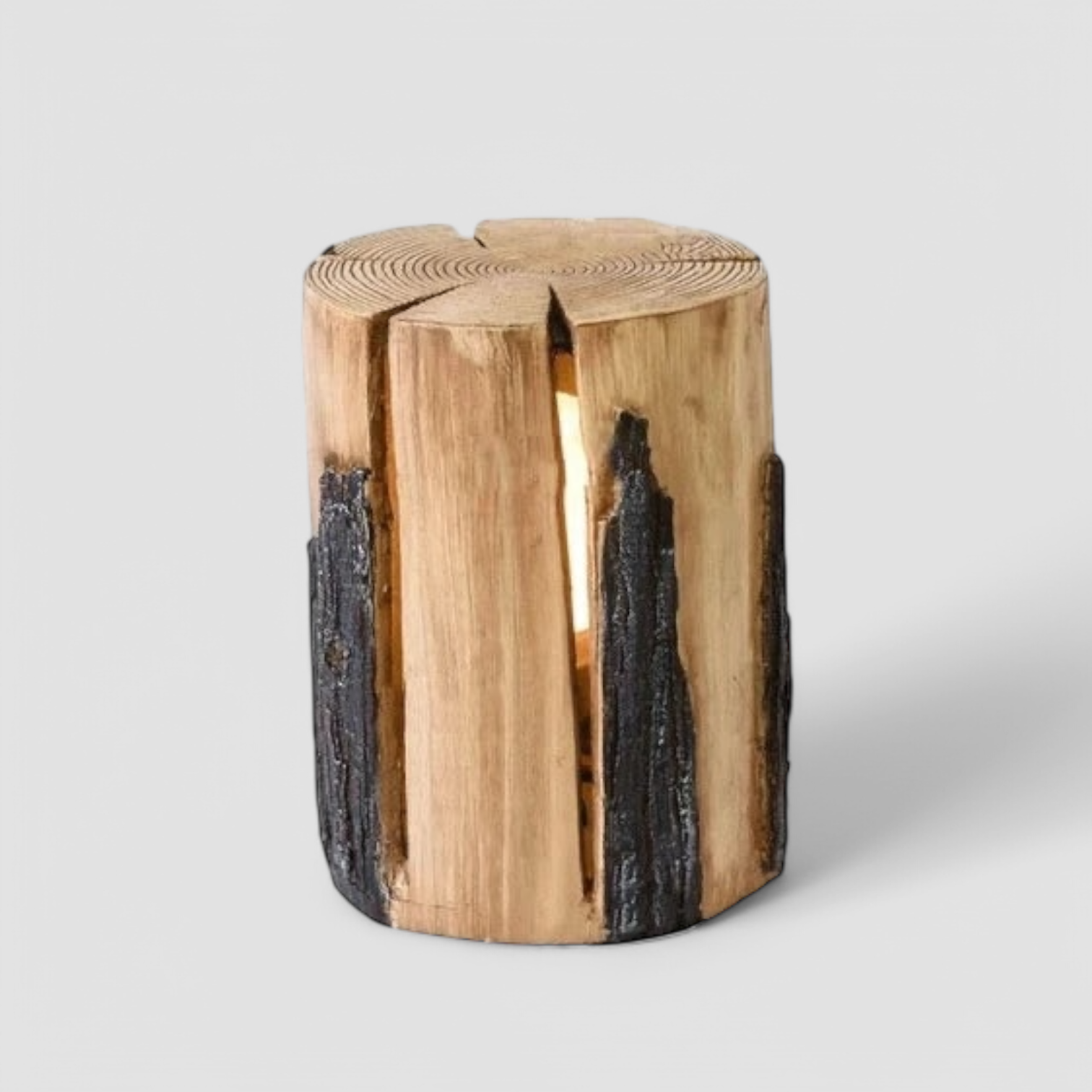 Lampe d'extérieur Imitation Souche d'Arbre - Durée de Vie de 50 000 Heures