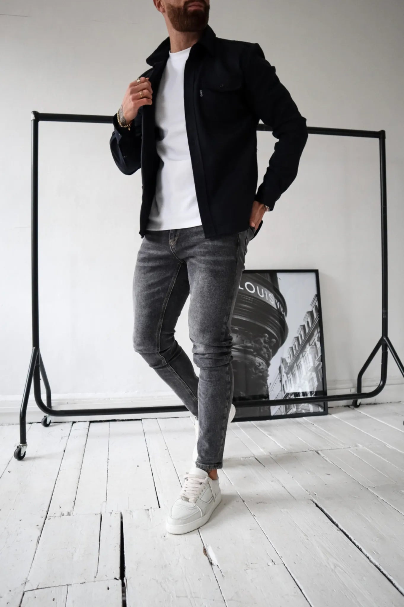 Veste Chemise à Boutons pour Hommes - Confort et Style Décontracté avec Poches