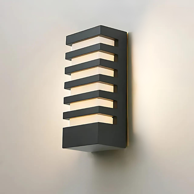 Lampe Murale Étanche en Aluminium - Éclairage Élégant pour Intérieur et Extérieur