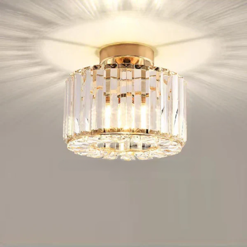 Luminaire de Plafond Éblouissant - Cristaux Scintillants et Économie d'Énergie