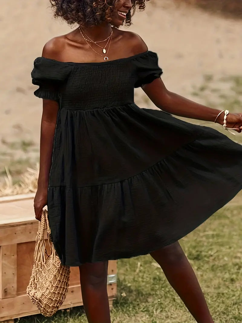 Robe Décolleté Élégante pour Femmes - Confort et Style pour Printemps Été
