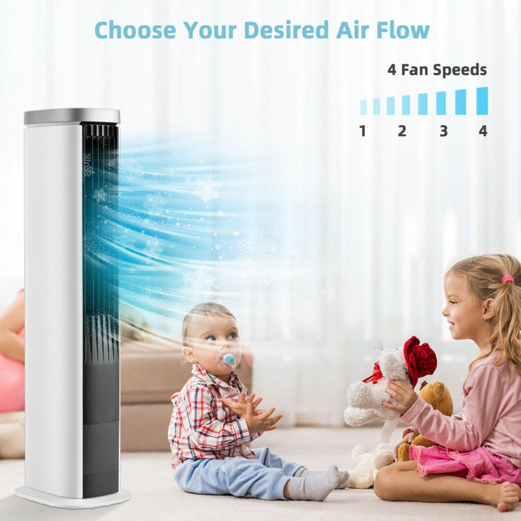 Refroidisseur d'Air 3-en-1 Compact - Ventilateur Portable avec Minuteur Réglable