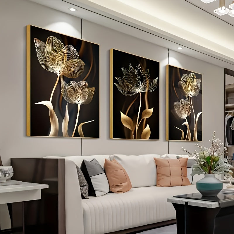 Tapisserie Murale Fleurs en Toile - Élégance et Luxe pour Votre Intérieur