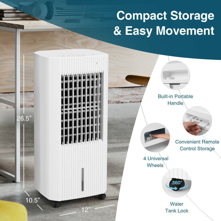 Refroidisseur d'air portable 3-en-1 - Confort et contrôle faciles pour espaces de vie