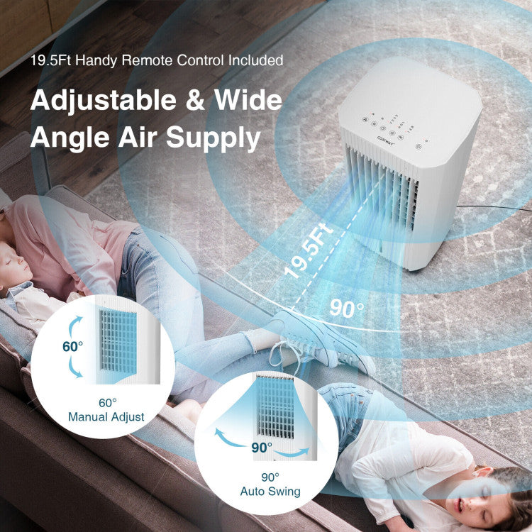 Refroidisseur d'air portable 3-en-1 - Confort et contrôle faciles pour espaces de vie