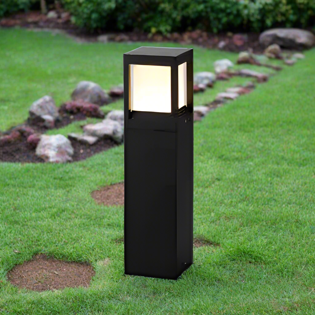 Lampe Solaire d'Extérieur 60cm - Éclairage LED Blanc Chaud et Écologique