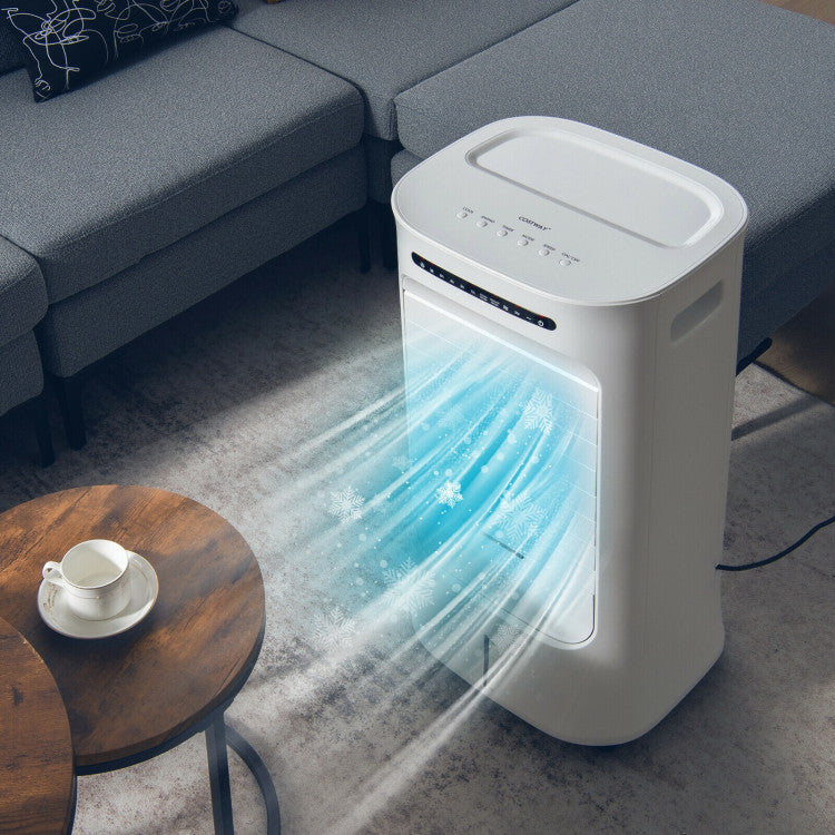 Refroidisseur d'Air Évaporatif Portable - 4-en-1 avec Minuteur et Modes Ajustables