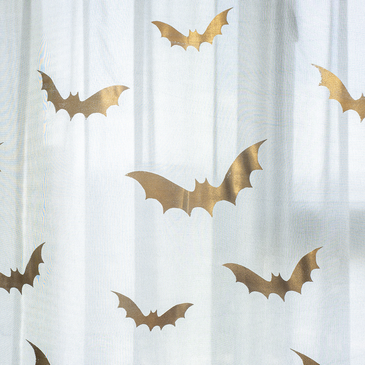 Rideaux Sheer au Motif de Chauve-Souris - Ambiance Mystique et Intimité Subtile