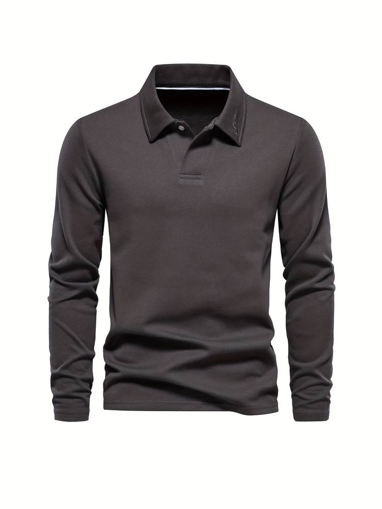 Polo à Manches Longues pour Homme - Élégance et Confort au Quotidien