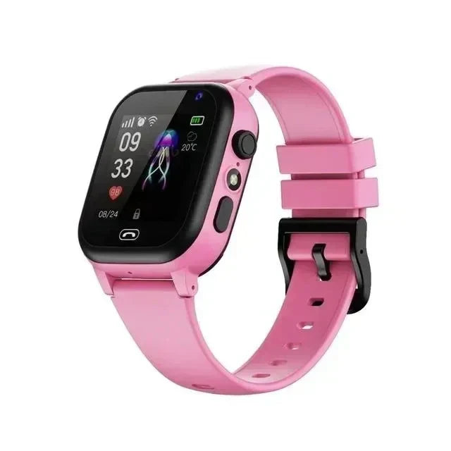 Montre GPS 4G pour Enfants - Appels Vidéo, Fonction SOS et Jeux Éducatifs