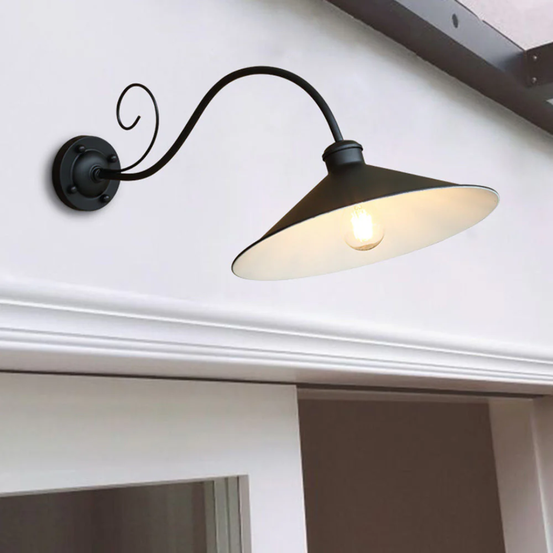 Lampe Murale Extérieure Vintage - Éclairage Étanche et Écoénergétique