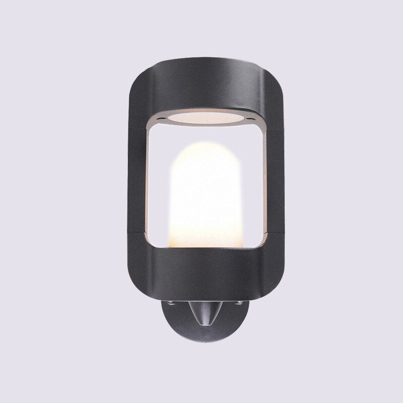 Lampe d'extérieur en Verre Ambre - Élégante et Résistante aux Intempéries