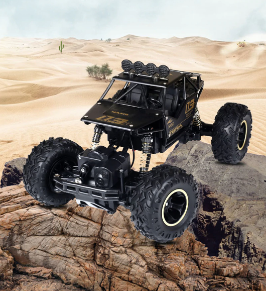 Camion Monstre RC Tout-Terrain - Moteur Haute Performance et Conduite Robuste