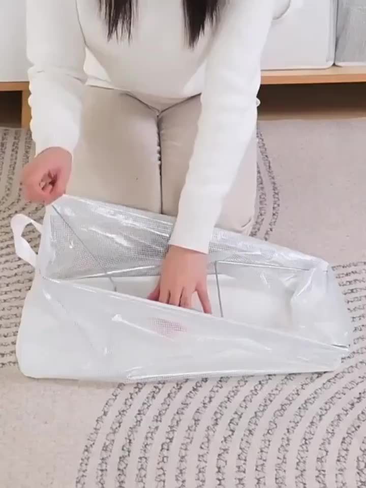 Bacs de Rangement Durables avec Poignées - Organisation Pratique et Polyvalente