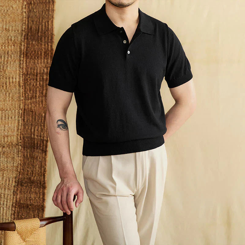 Polo en Lin Respirant pour Homme - Confort Luxueux et Style Intemporel