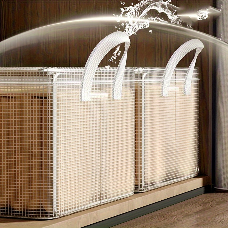 Bacs de Rangement Durables avec Poignées - Organisation Pratique et Polyvalente