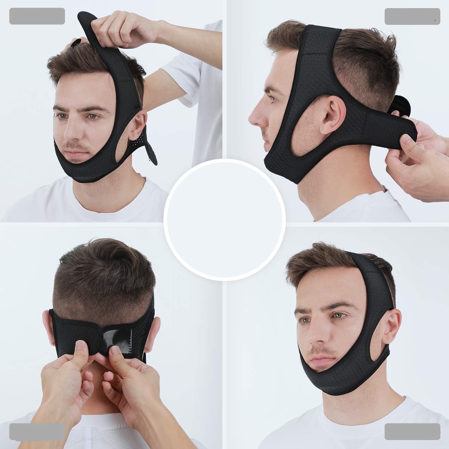 Bandeau Anti-Ronflement Confortable - Améliorez Votre Sommeil et Respiration