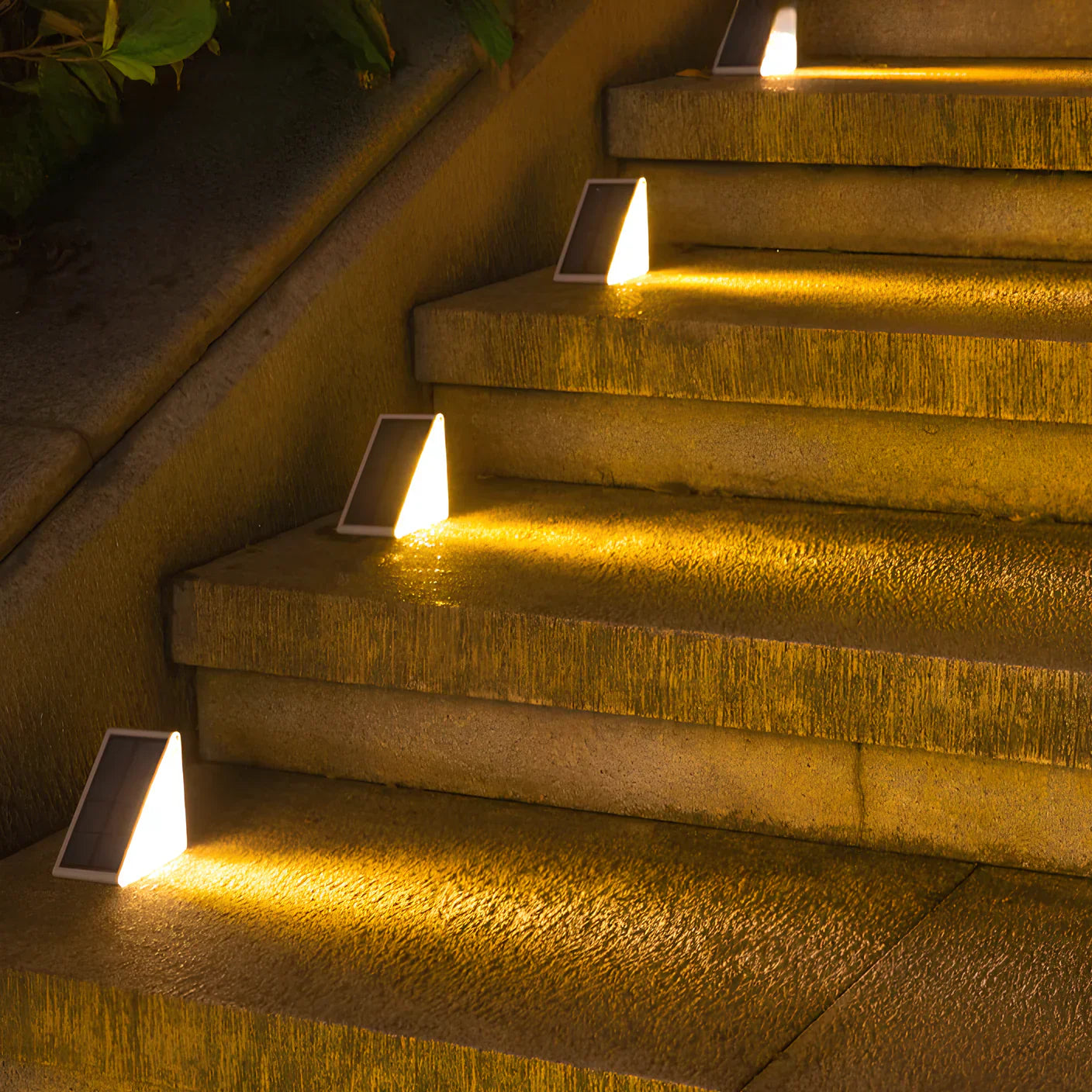 Lumières Solaire pour Escaliers - Éclairage LED Économe et Résistant aux Intempéries