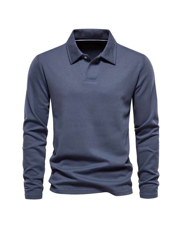 Polo à Manches Longues pour Homme - Élégance et Confort au Quotidien