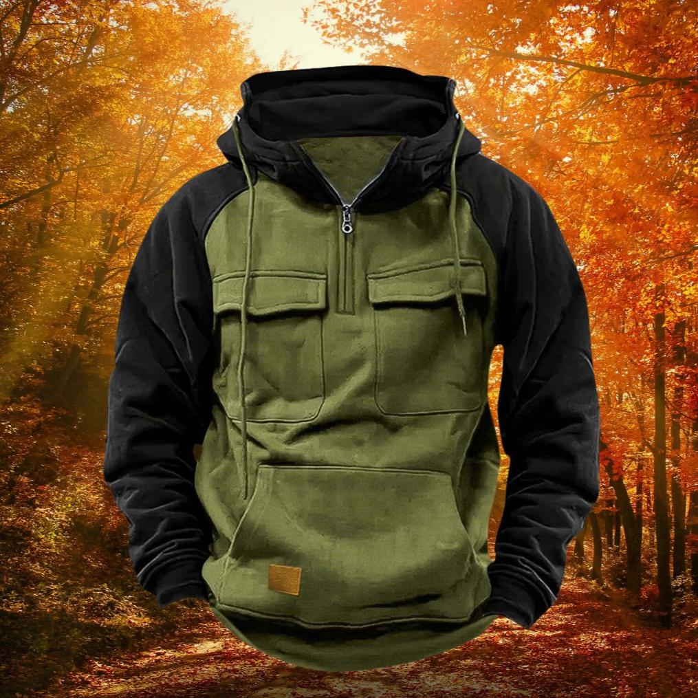 Hoodie Chaud pour Sorties en Plein Air - Élégant et Pratique avec Poches