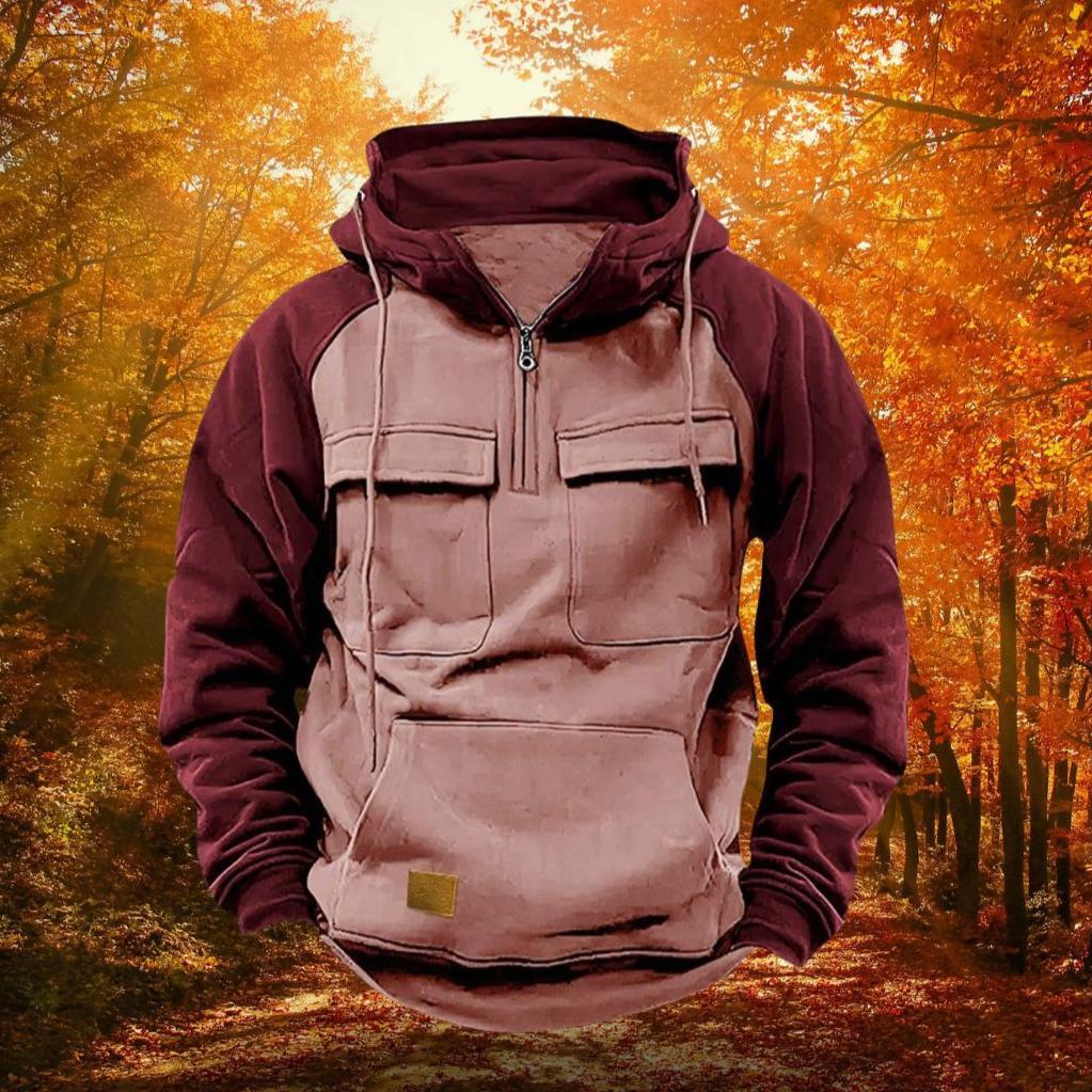 Hoodie Chaud pour Sorties en Plein Air - Élégant et Pratique avec Poches