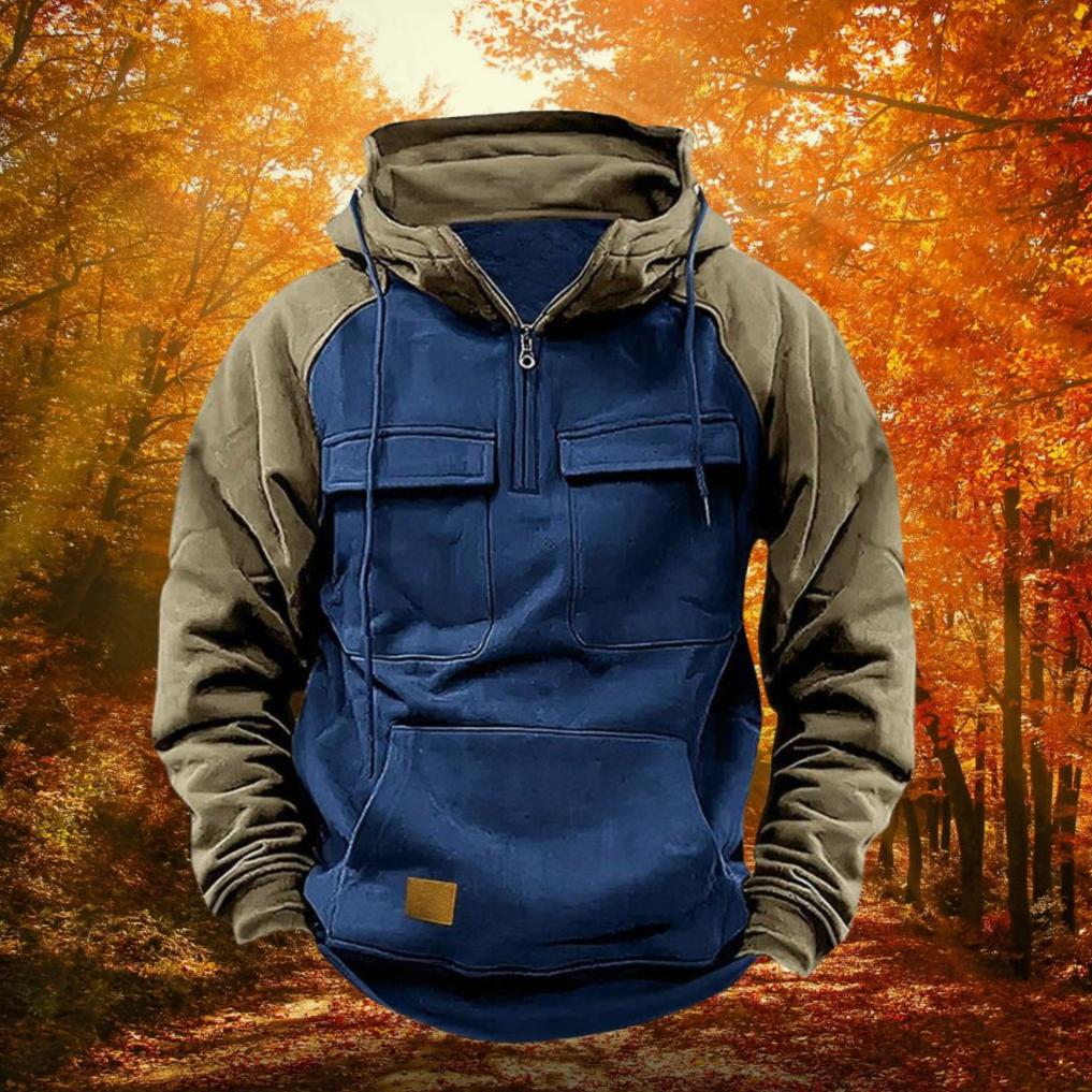 Hoodie Chaud pour Sorties en Plein Air - Élégant et Pratique avec Poches
