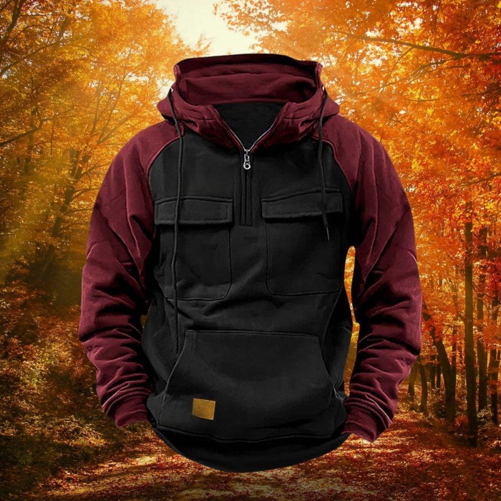 Hoodie Chaud pour Sorties en Plein Air - Élégant et Pratique avec Poches