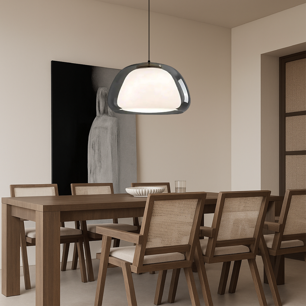 Lampe Suspendue en Verre - Design Élégant et Contemporain