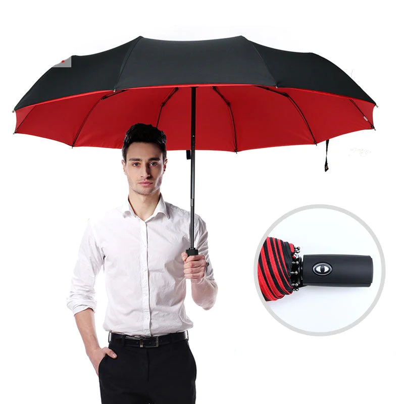 Parapluie Coupe-Vent Résistant aux Tempêtes - Protection Robuste par Tous les Temps