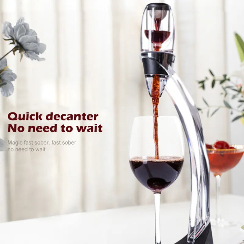 Aérateur de Vin Innovant - Amélioration Douce des Saveurs