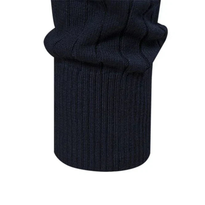 Pull Zippé Sophistiqué pour Hommes - Confort et Élégance pour l'Automne