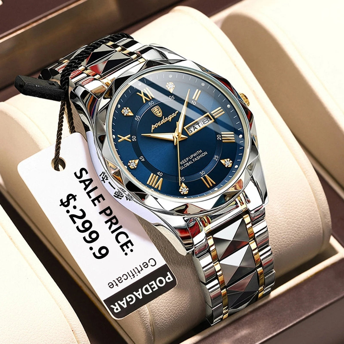 Montre Lumineuse Étanche pour Hommes - Idéale pour Activités de Plein Air