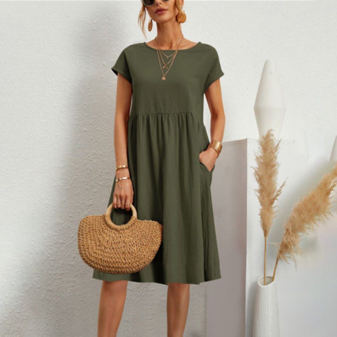 Robe d'Été Élégante pour Femmes - Polyester Écologique et Confort Optimal