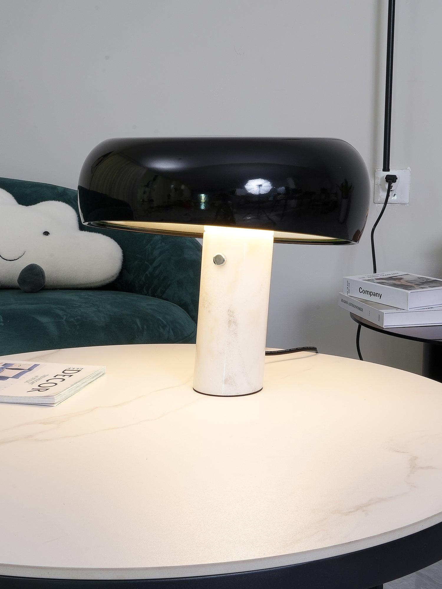 Lampe de Table en Marbre - Élégance et Ambiance Chaleureuse