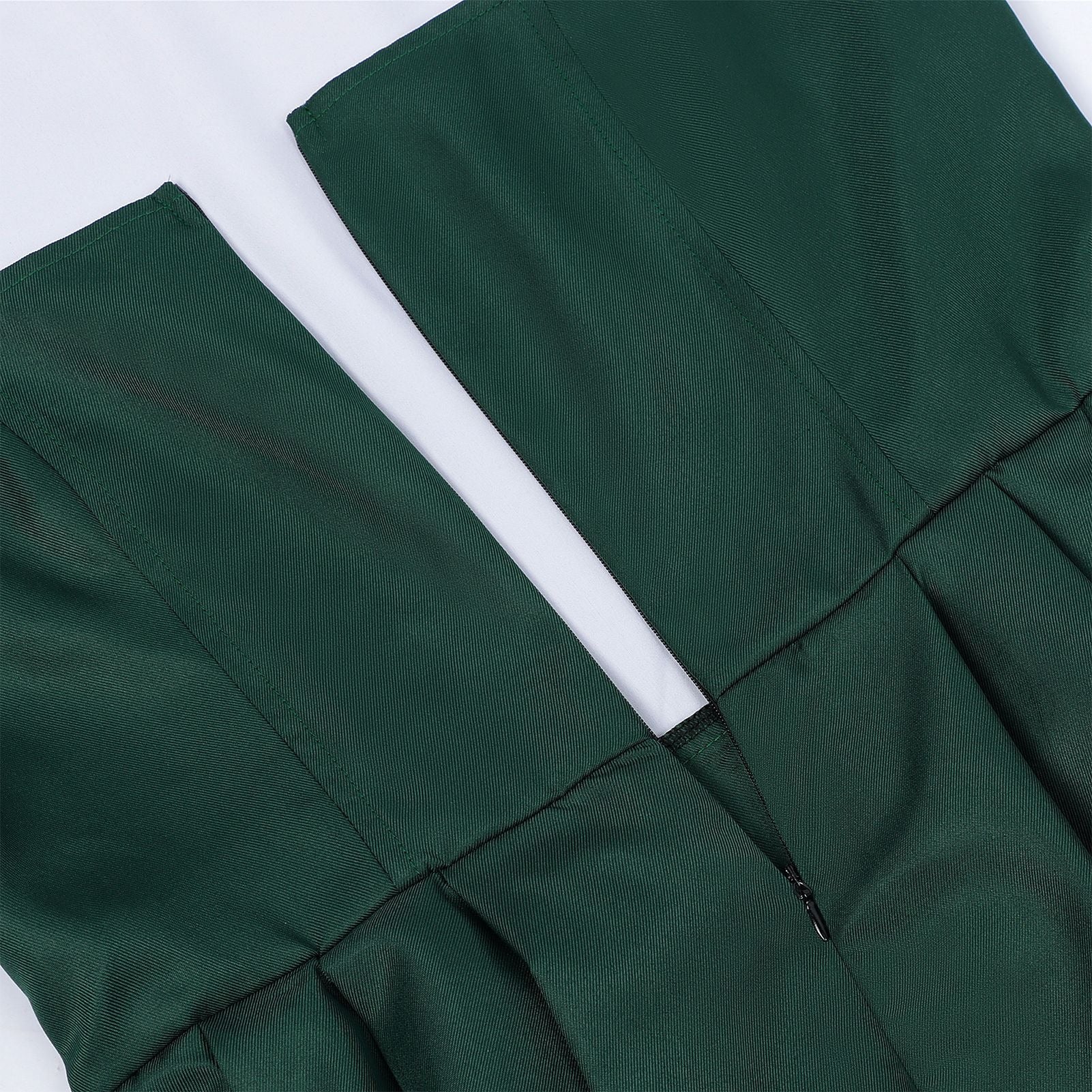 Robe Dirndl Bavaroise Émeraude - Avec Tablier et Blouse en Dentelle