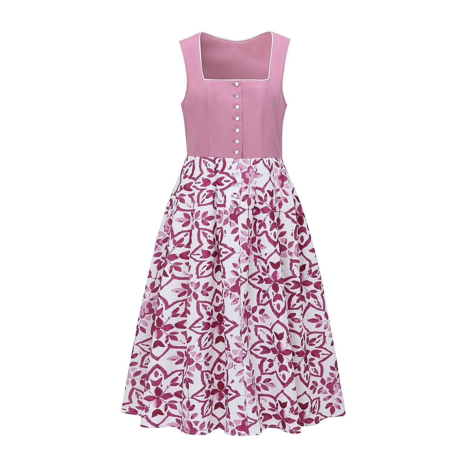 Robe Dirndl Bavaroise avec Tablier - Style Traditionnel pour Oktoberfest
