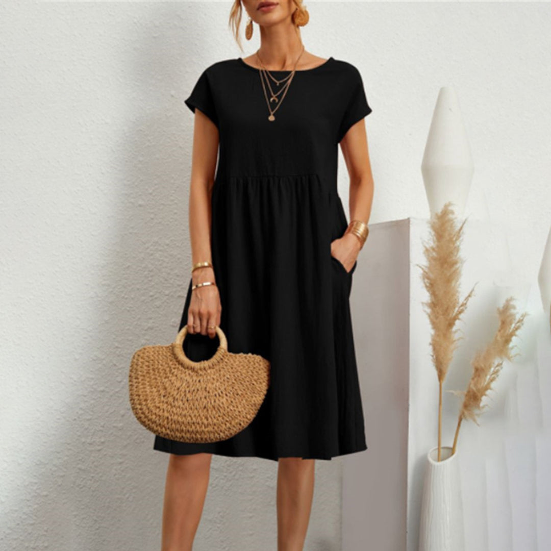 Robe d'Été Élégante pour Femmes - Polyester Écologique et Confort Optimal