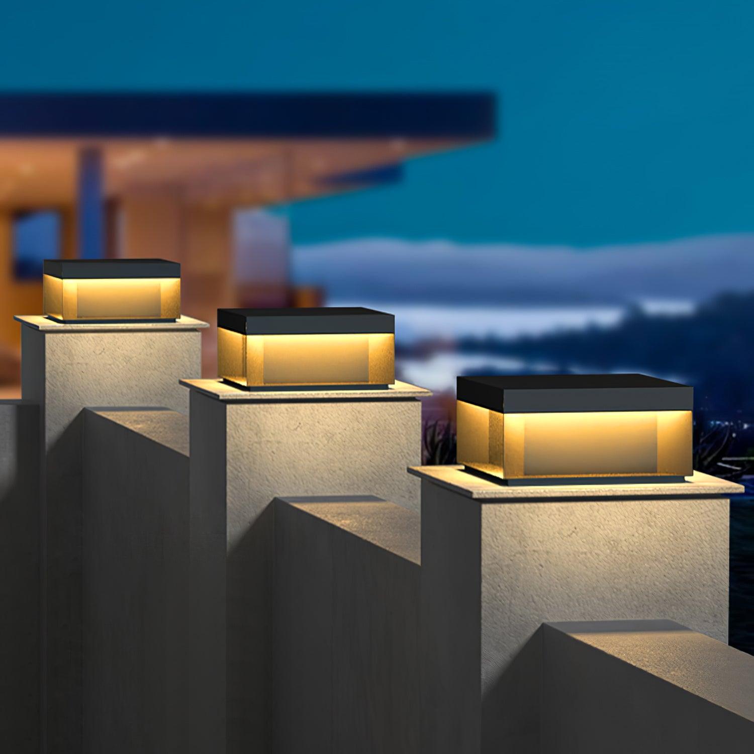 Lampe Solaire de Jardin Élégante - Éclairage Durable et Esthétique Moderne