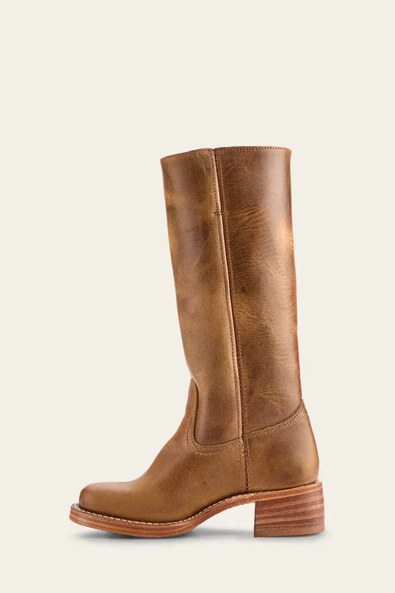 Bottes en Cuir pour Femmes - Élégance Ajustée et Semelle Confortable