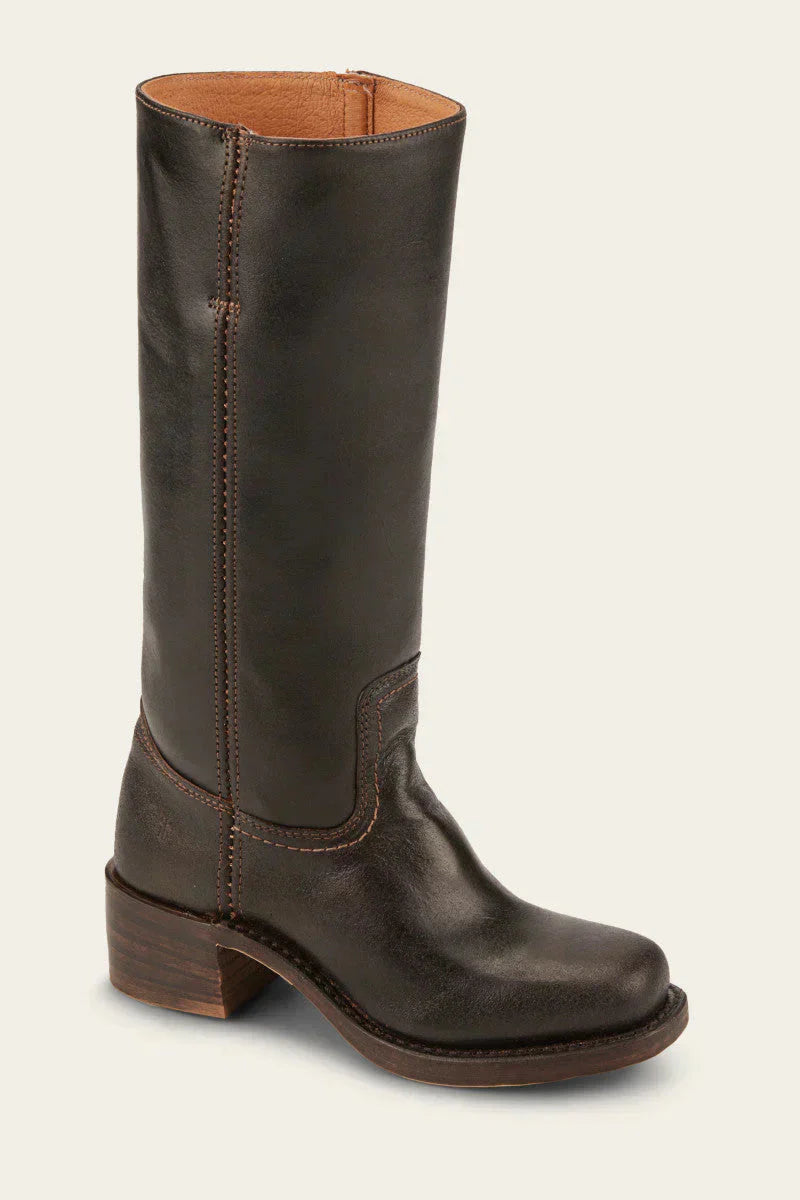 Bottes en Cuir pour Femmes - Élégance Ajustée et Semelle Confortable