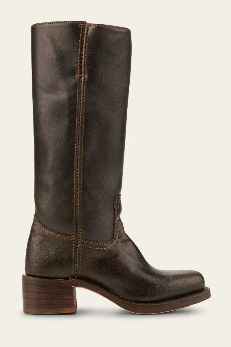 Bottes en Cuir pour Femmes - Élégance Ajustée et Semelle Confortable