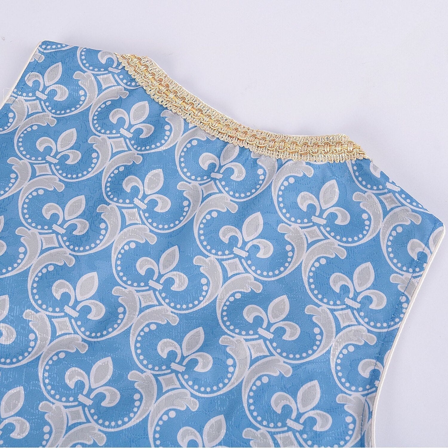 Dirndl Bleu avec Blouse et Tablier - Élégance Traditionnelle pour Oktoberfest