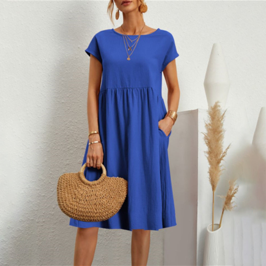 Robe d'Été Élégante pour Femmes - Polyester Écologique et Confort Optimal