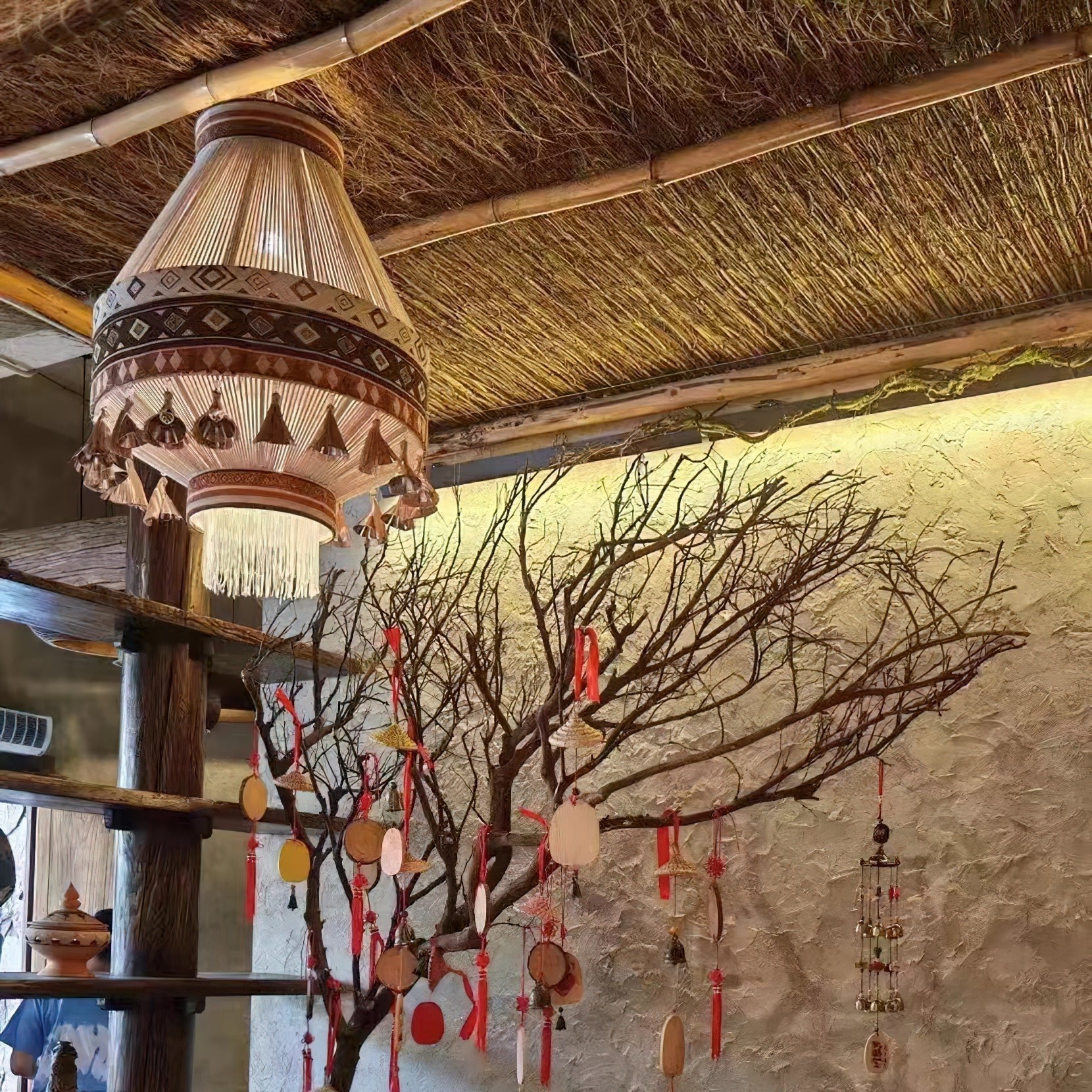 Lampe Pendante Bohémienne - Franges Élégantes et Ambiance Chaleureuse