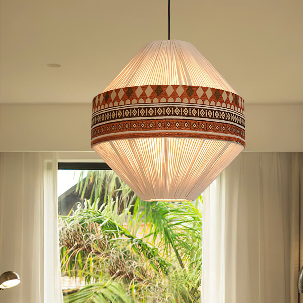 Lampe Pendante Bohémienne - Franges Élégantes et Ambiance Chaleureuse