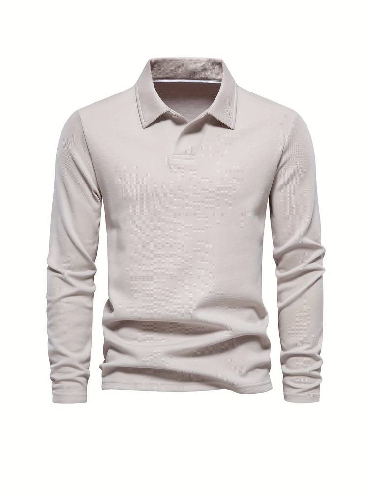 Polo à Manches Longues pour Homme - Élégance et Confort au Quotidien