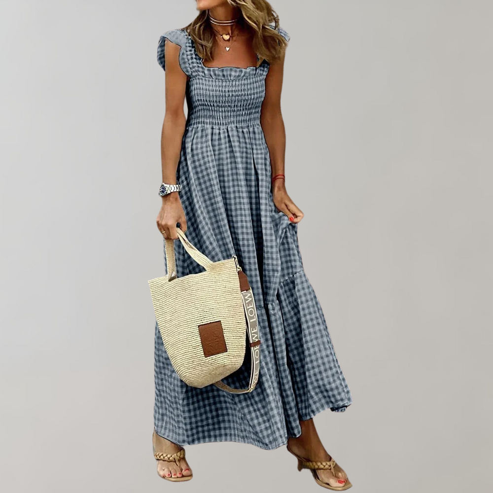 Robe d'été rétro pour Femmes - Confort et Élégance en Toute Saison