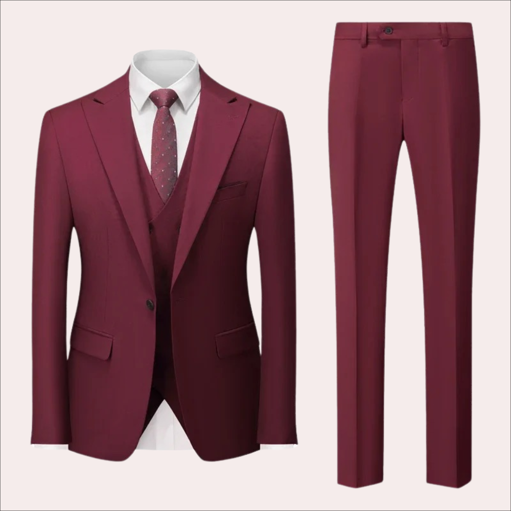 Costume Décontracté Élégant pour Homme - Confort en Fibre d'Acétate Premium